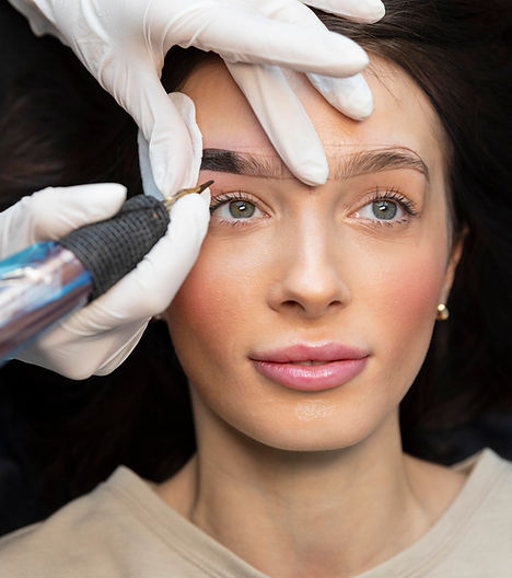 Precision eyebrow beauty treatment